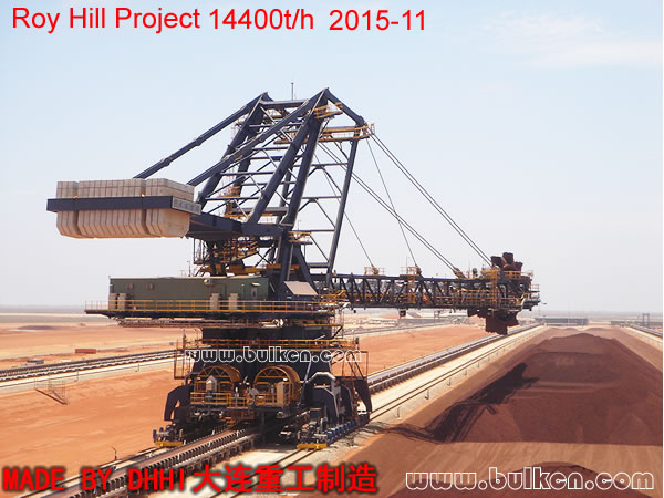 NEWS��Royhill,The reclaimer QLK14400.60 type has been erected in Royhill in Australia.