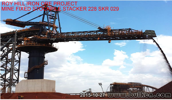 NEWS��Royhill,The stacker DBK14500.50 type has been erected in Royhill in Australia.